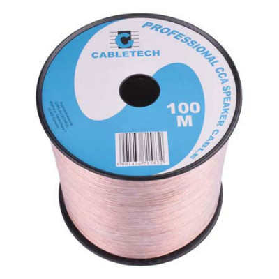 Cablu difuzor Cabletech, 1.5 mm, rola 100 m, transparent foto