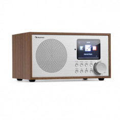 Auna Silver Star Mini, internet DAB+/radio FM, WiFi, BT, DAB+/FM, stejar foto