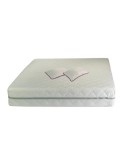Set Saltea ortopedica, Terra Standard Spring Comfort 140x200x26cm, cu plasa de arcuri Bonell, husa detasabila tricot, hipoalergenica, fermitate mediu