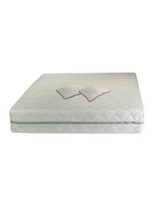 Set Saltea ortopedica, Terra Standard Spring Comfort 140x200x26cm, cu plasa de arcuri Bonell, husa detasabila tricot, hipoalergenica, fermitate mediu foto