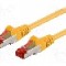 Cablu patch cord, Cat 6, lungime 0.25m, S/FTP, Goobay - 95453