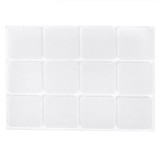 Autocolante Dublu Adeziv, 21x21mm, Set 12 Bucăți, Oem