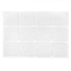 Autocolante Dublu Adeziv, 21x21mm, Set 12 Bucăți