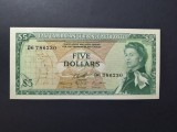 CARAIBELE DE EST 5 DOLARI 1965 UNC