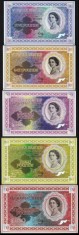 Bancnota Tortola 5 - 100 Pounds 2019 - UNC ( set x5 hibrid polimer - fantezie )
