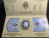 Moneda 100 lei 1998 Campiontul mondial de fotbal Franța BNR