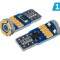 Set 2 becuri T10 LED 12V galben canbus 58286