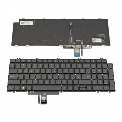 Tastatura Laptop, Dell, Precision 3560, 3561, PK133MM1B00, 0RHGTP, iluminata, layout US foto