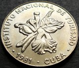 Cumpara ieftin Moneda TURISTICA 25 CENTAVOS - CUBA COMUNISTA, anul 1981 *cod 825 - A.UNC