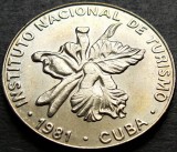 Cumpara ieftin Moneda TURISTICA 25 CENTAVOS - CUBA COMUNISTA, anul 1981 *cod 825 - A.UNC, America Centrala si de Sud