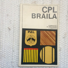 catalog CPL Braila combinatul de prelucrare a lemnului prezentare produse RSR
