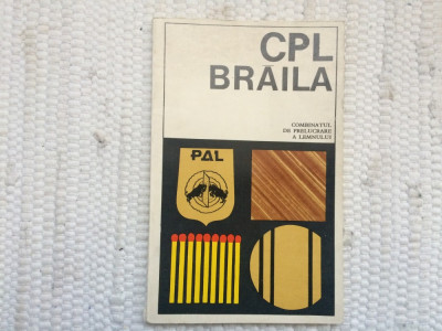 catalog CPL Braila combinatul de prelucrare a lemnului prezentare produse RSR foto