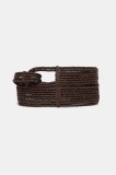 MAX&amp;Co. curea de piele femei, culoarea maro, 2516501087200