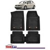 Covorașe Auto TeamCar&reg; Tip Tăviță Volkswagen Golf VI (2008&ndash;2012) - Hatchback, Cauciuc, Oem
