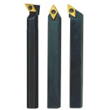 Set de 3 cutite strung cu placute amovibile, Proxxon 24555, 8x8x90