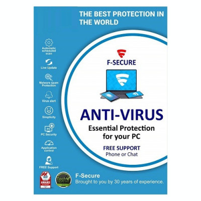 Licenta 2024 pentru F-Secure ANti-Virus 3-ANI / 1-Dispozitive - Global foto