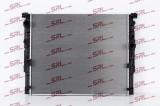 Radiator BMW Seria 7 G11, motor: 6.6 V12 T, intrare/iesire conectare rapida, 630x531x26, SRLine, Aluminiu/ Plastic brazat, 17118619619; 17118743668