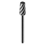 Freza HSS 6mm, cilindru rotunjit, coada 3.2mm, set 2 buc GRAPHITE 55H061 HardWork ToolsRange