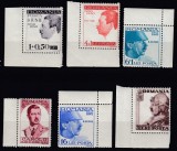 ROMANIA 1940 LP 139 CAROL II - 10 ANI DE DOMNIE SERIE MNH