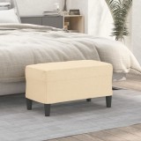 VidaXL Bancă, crem, 70x35x41 cm, textil 349385