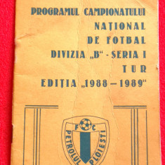 Agenda fotbalistica - FC PETROLUL PLOIESTI (tur sezonul 1988-1989)