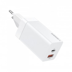 Incarcator laptop Veger CPD65E, 65W, Fast Charge, USB Type-C, Alb C735