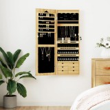 VidaXL Dulap de bijuterii cu oglindă montat pe perete 37,5x10x106 cm 353228