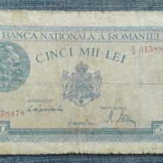 5000 lei 15 decembrie 1944 Romania / 5.000 seria 0138878