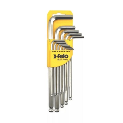 Felo 37513011, Set 13 chei L HEX, lungi, cap cu bila, INCH, HEX 0.050in-3/8in foto