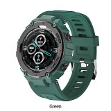 CEAS SMARTWATCH BLUETOOTH IMPERMEABIL SPORT F26, Verde, Apelare prin Bluetooth, IP68, Music Player,Autonomie pana la 15 zile,