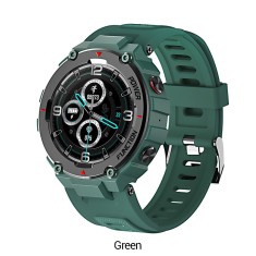 CEAS SMARTWATCH BLUETOOTH IMPERMEABIL SPORT F26, Verde, Apelare prin Bluetooth, IP68, Music Player,Autonomie pana la 15 zile,