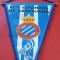Fanion fotbal - RCD ESPANYOL BARCELONA (Spania) dimensiuni mari 44x23 cm