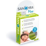 Dopuri de urechi pentru adulti, pentru protectia auzului impotriva zgomotului, SNR 37dB, 12 bucati, spuma, verde, SANOHRA Max Children SafetyCare