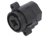 Conector Jack 6,3mm XLR Soclu Mamă 90&deg; Fără Buton