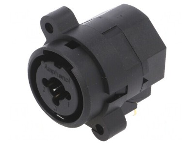 Conector Jack 6,3mm XLR Soclu Mamă 90&amp;deg; Fără Buton foto