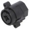 Conector Jack 6,3mm XLR Soclu Mamă 90&deg; Fără Buton