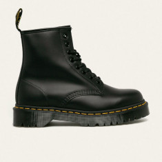 Dr. Martens bocanci de piele 1460 Bex Smooth bărbați, culoarea negru