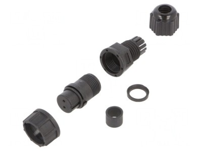 Mufă Circulară Mamă 2 Pin IP67 5A Drept foto
