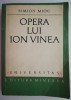 Opera lui Ion Vinea - Simion Mioc, Studii Literare, Critica literara