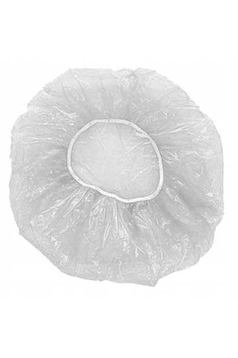 Set 100 capace de unică folosință cu bandă elastică, transparente
