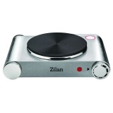 Plita electrica inox Zilan, 1 arzator, 1500 W, termostat reglabil, Zilan Floria