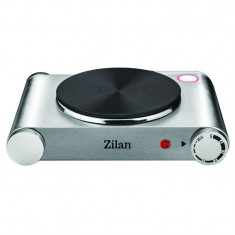 Plita electrica inox Zilan, 1 arzator, 1500 W, termostat reglabil