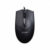 Mouse a4tech cu fir optic usb op-550nu-1 v-track padless usb metal feet 1000 - 2000