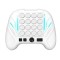 Jucarie interactiva pop it, flippy, tip consola, anti-stres, 5 moduri de joc, din abs si silicon, +3 ani, sunete si lumini model controller, alb