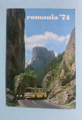Calendar 1974 Cheile Bicaz-Bicaz Gorges foto