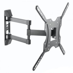 Suport TV de perete, 32-55 inch, full motion, maxim 30 kg, negru foto