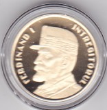 ROMANIA 50 BANI 2019 - PROOF - REGELE FERDINAND INTREGIUITORUL, Alama