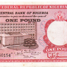 Nigeria 1 Pound 1976 Seria 760154