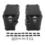 SET Cutii Genti Laterale Sidecase Aluminiu 48L pentru BMW GS R1200 R1250 F850 F900 A273BLACK