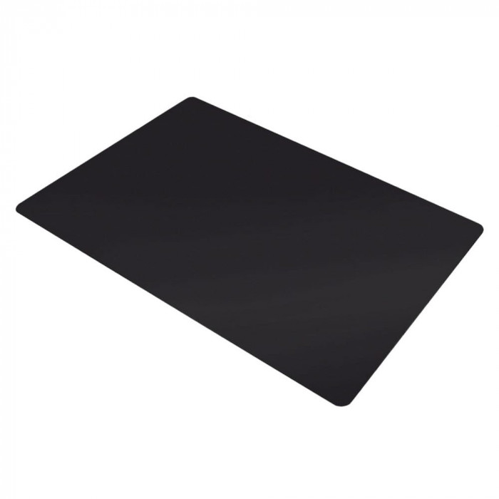 Covoras protectie podea pentru scaun birou, Mufart, PP, negru, 140x100 cm